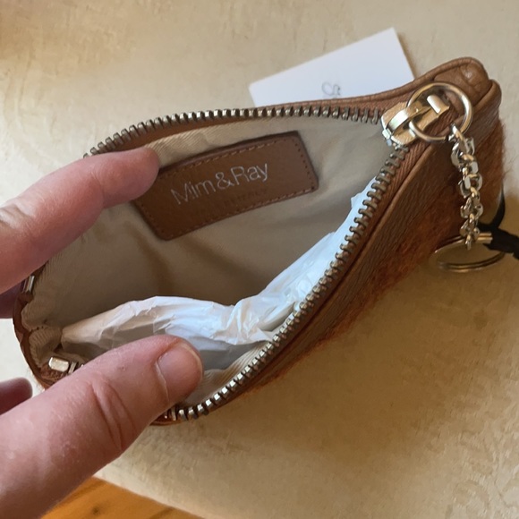 Mim & Ray Italian leather hand knit wool wallet - Picture 5 of 9